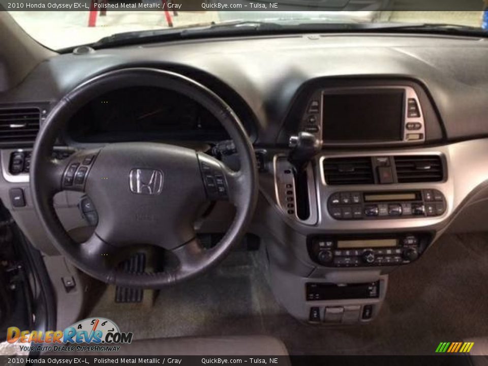 2010 Honda Odyssey EX-L Polished Metal Metallic / Gray Photo #6