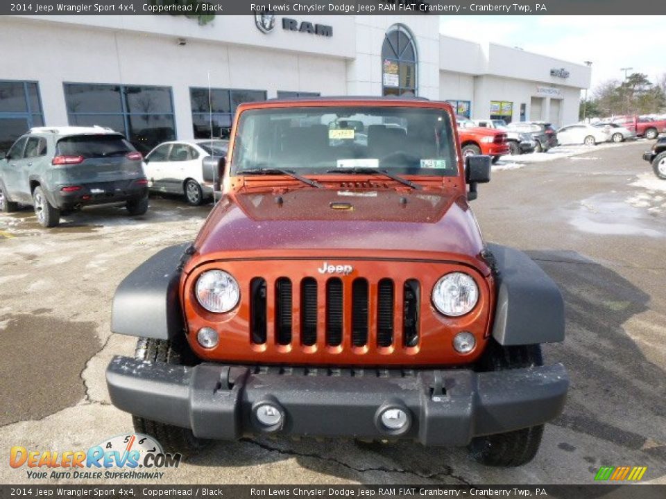2014 Jeep Wrangler Sport 4x4 Copperhead / Black Photo #3