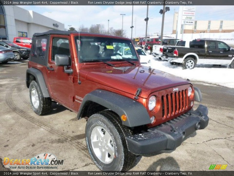2014 Jeep Wrangler Sport 4x4 Copperhead / Black Photo #4