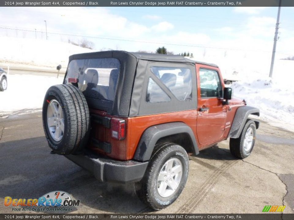 2014 Jeep Wrangler Sport 4x4 Copperhead / Black Photo #6