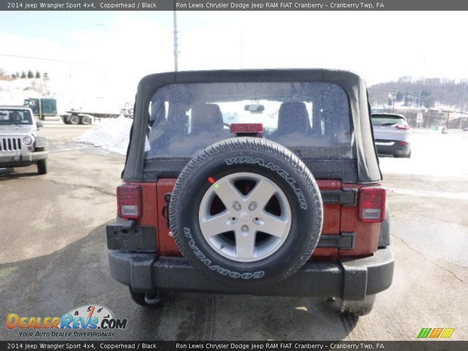 2014 Jeep Wrangler Sport 4x4 Copperhead / Black Photo #7