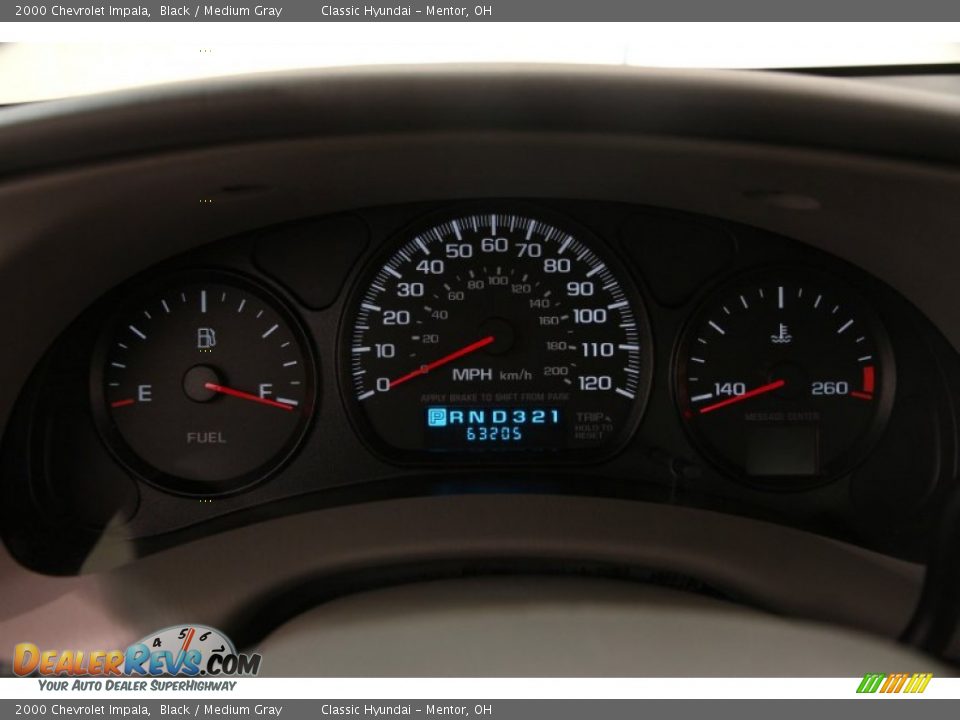 2000 Chevrolet Impala  Gauges Photo #7