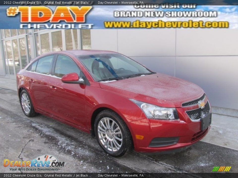 2012 Chevrolet Cruze Eco Crystal Red Metallic / Jet Black Photo #1