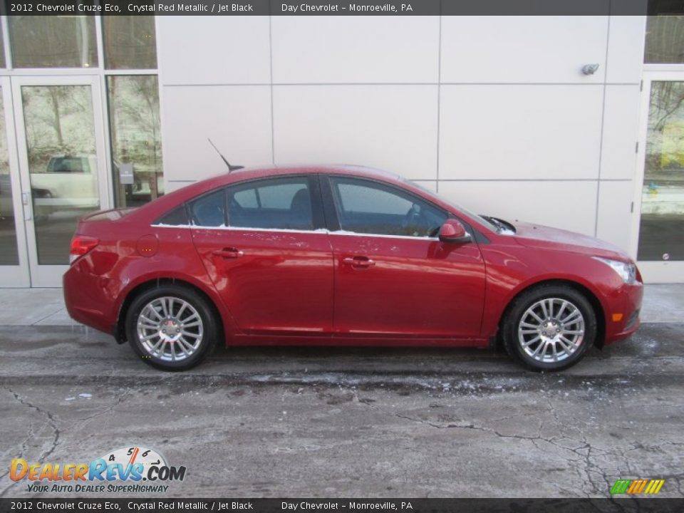 2012 Chevrolet Cruze Eco Crystal Red Metallic / Jet Black Photo #2