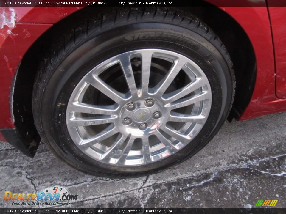 2012 Chevrolet Cruze Eco Crystal Red Metallic / Jet Black Photo #3