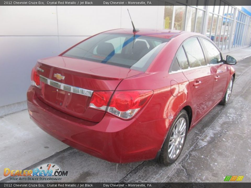 2012 Chevrolet Cruze Eco Crystal Red Metallic / Jet Black Photo #4