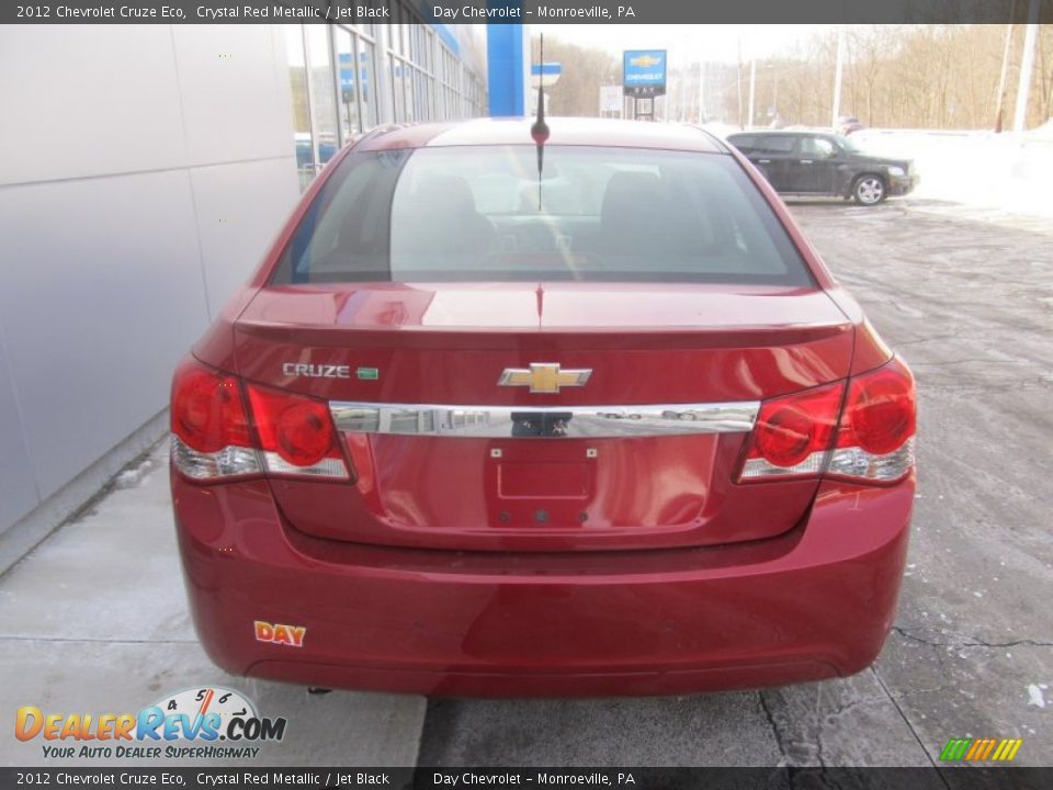 2012 Chevrolet Cruze Eco Crystal Red Metallic / Jet Black Photo #5