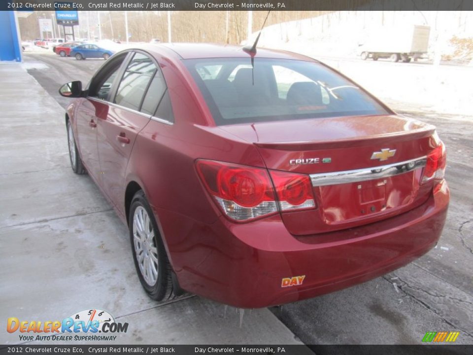 2012 Chevrolet Cruze Eco Crystal Red Metallic / Jet Black Photo #6