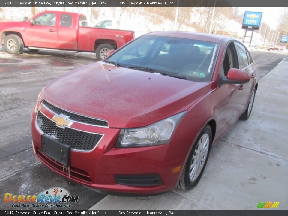 2012 Chevrolet Cruze Eco Crystal Red Metallic / Jet Black Photo #7