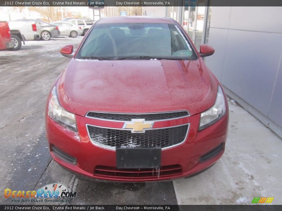 2012 Chevrolet Cruze Eco Crystal Red Metallic / Jet Black Photo #8