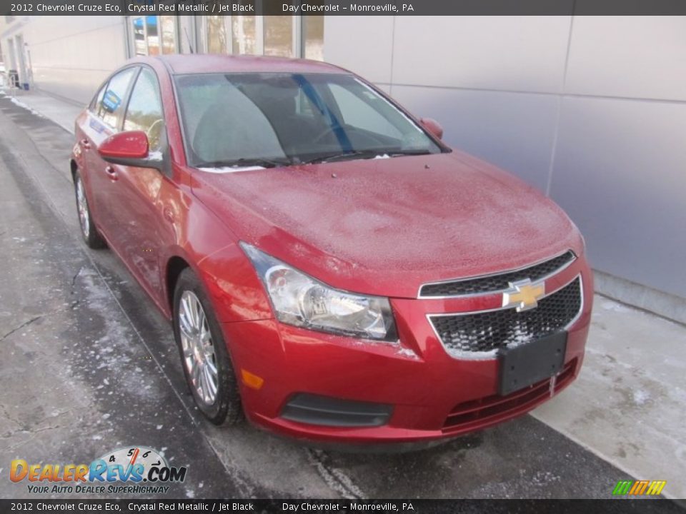 2012 Chevrolet Cruze Eco Crystal Red Metallic / Jet Black Photo #9