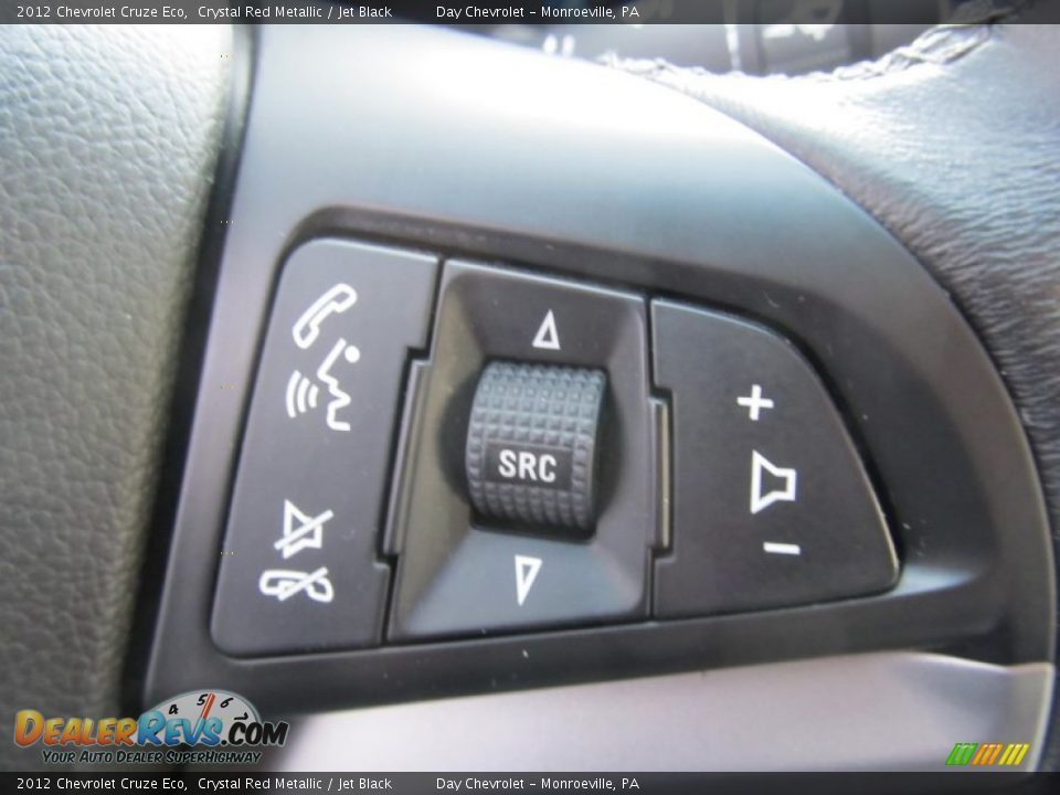 2012 Chevrolet Cruze Eco Crystal Red Metallic / Jet Black Photo #17