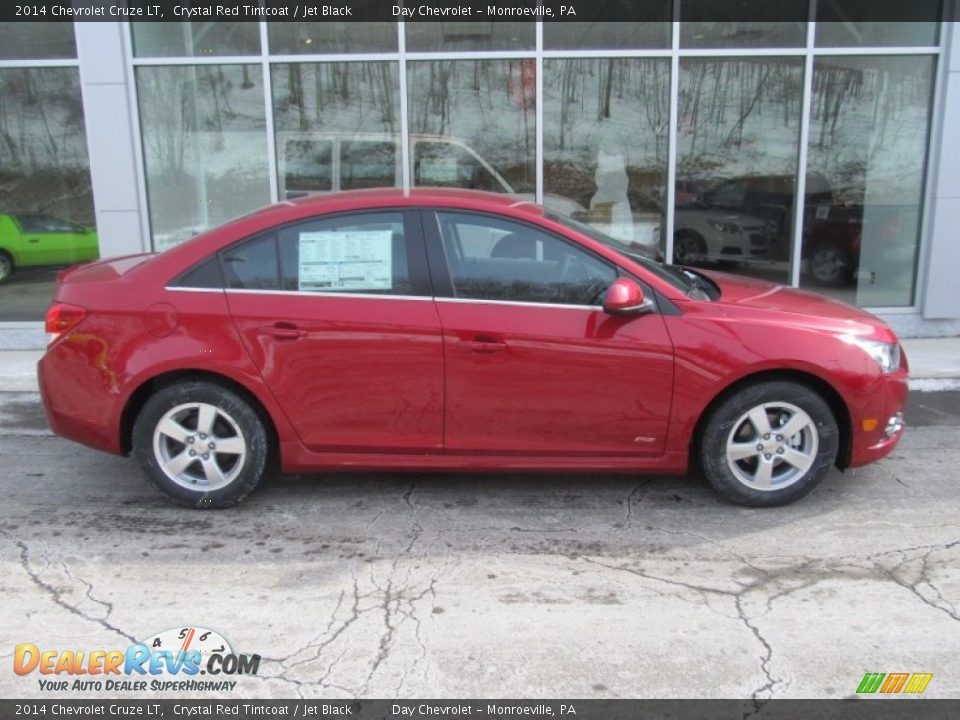 2014 Chevrolet Cruze LT Crystal Red Tintcoat / Jet Black Photo #2