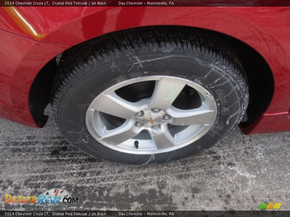 2014 Chevrolet Cruze LT Crystal Red Tintcoat / Jet Black Photo #3