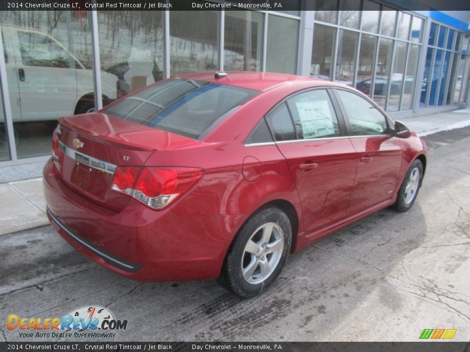2014 Chevrolet Cruze LT Crystal Red Tintcoat / Jet Black Photo #4