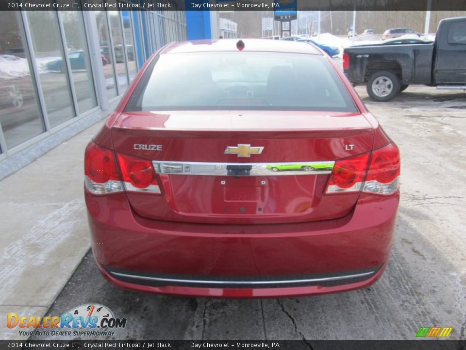 2014 Chevrolet Cruze LT Crystal Red Tintcoat / Jet Black Photo #5