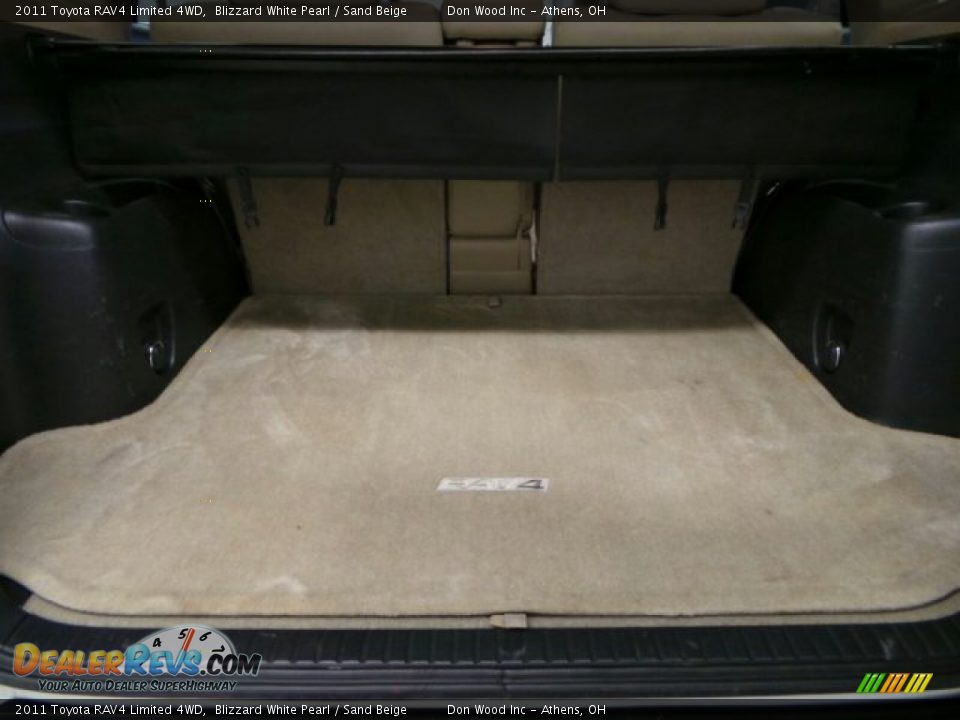 2011 Toyota RAV4 Limited 4WD Blizzard White Pearl / Sand Beige Photo #7