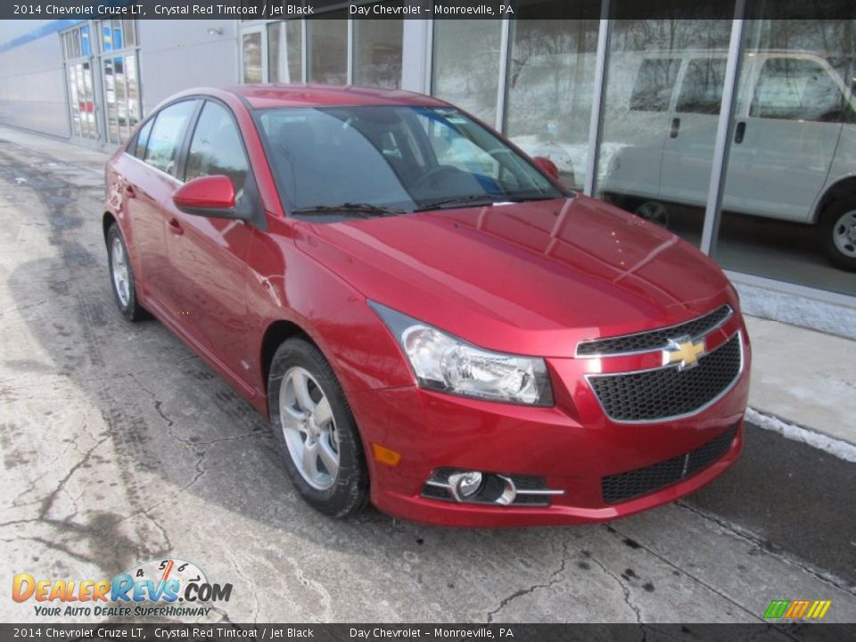 2014 Chevrolet Cruze LT Crystal Red Tintcoat / Jet Black Photo #9