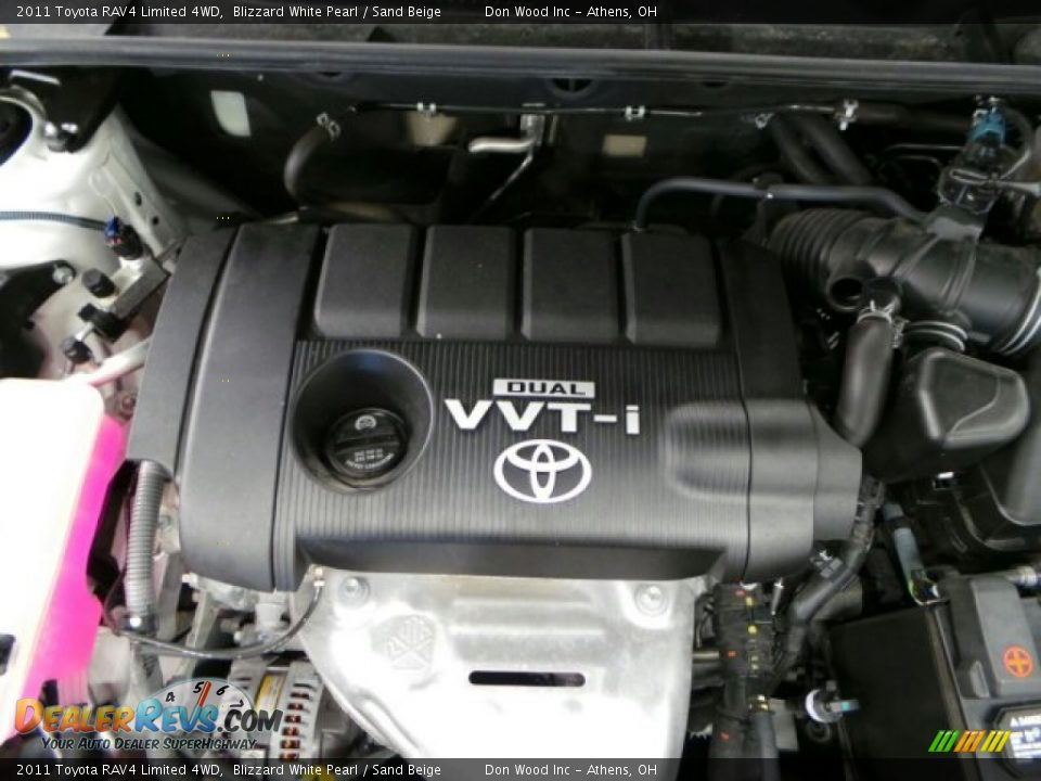 2011 Toyota RAV4 Limited 4WD Blizzard White Pearl / Sand Beige Photo #9