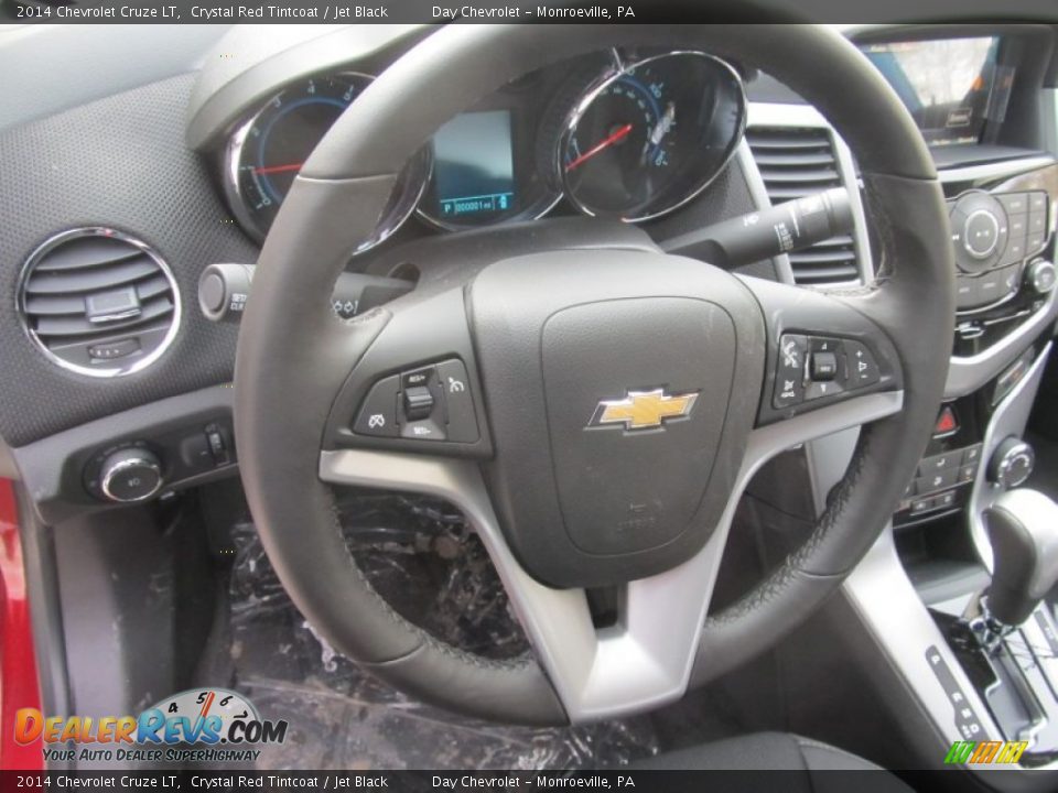 2014 Chevrolet Cruze LT Crystal Red Tintcoat / Jet Black Photo #13