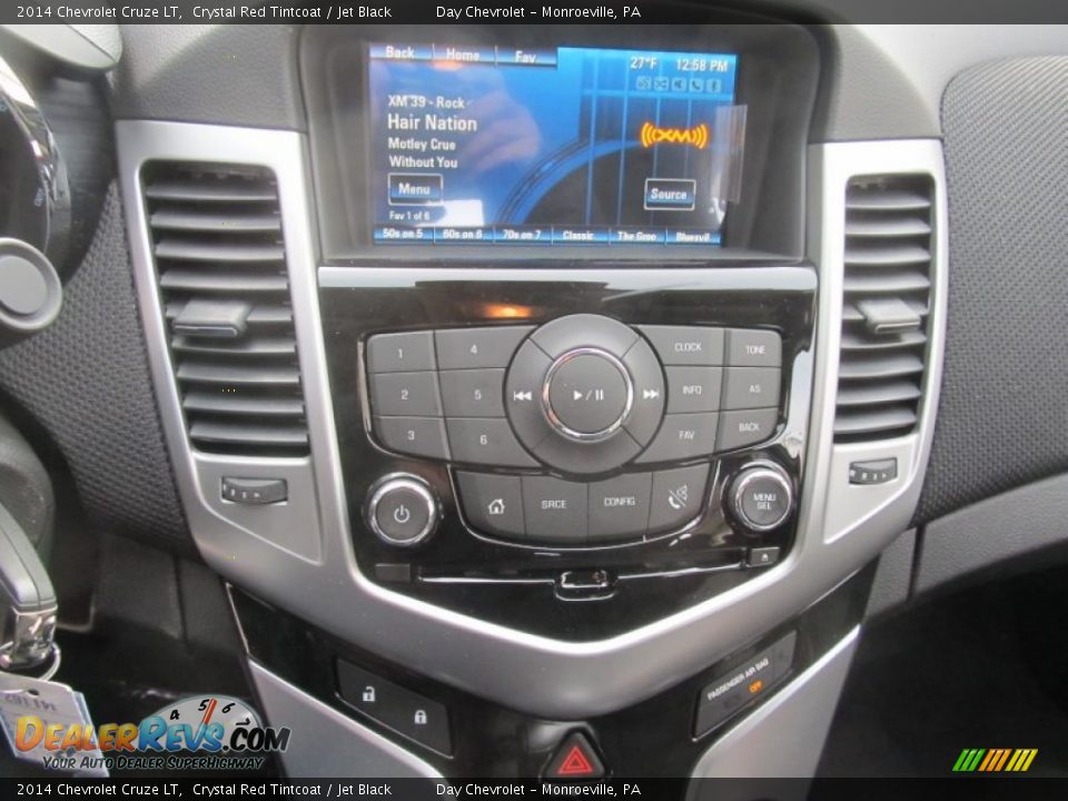 2014 Chevrolet Cruze LT Crystal Red Tintcoat / Jet Black Photo #14