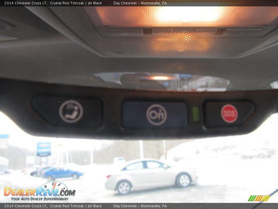 2014 Chevrolet Cruze LT Crystal Red Tintcoat / Jet Black Photo #16