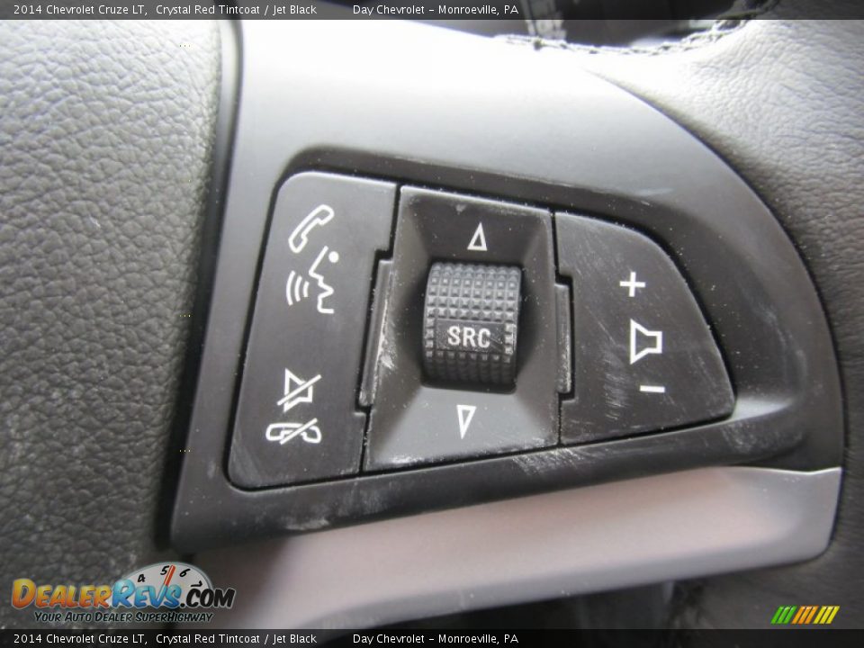 2014 Chevrolet Cruze LT Crystal Red Tintcoat / Jet Black Photo #17