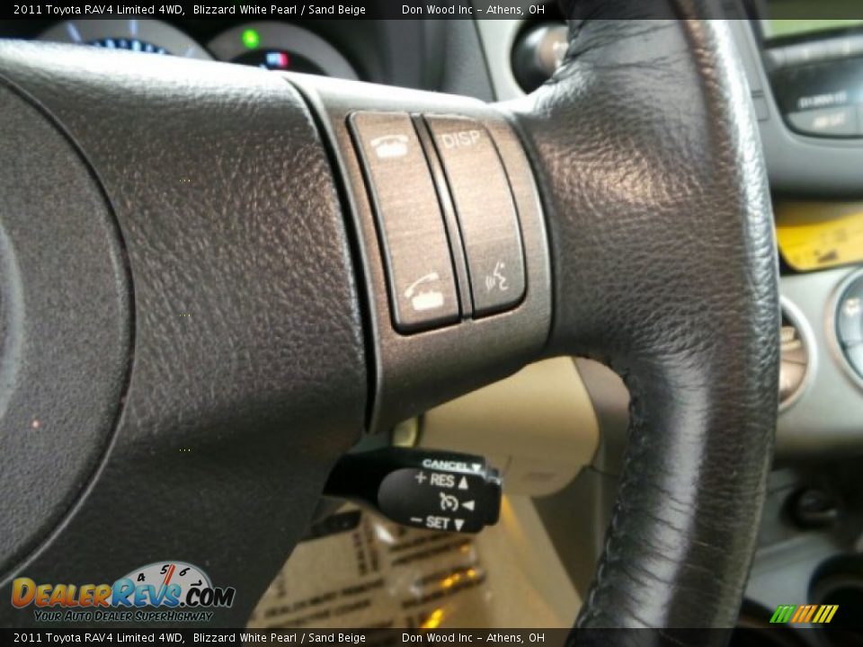 2011 Toyota RAV4 Limited 4WD Blizzard White Pearl / Sand Beige Photo #22