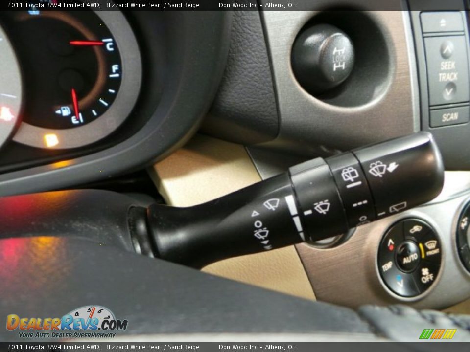2011 Toyota RAV4 Limited 4WD Blizzard White Pearl / Sand Beige Photo #24