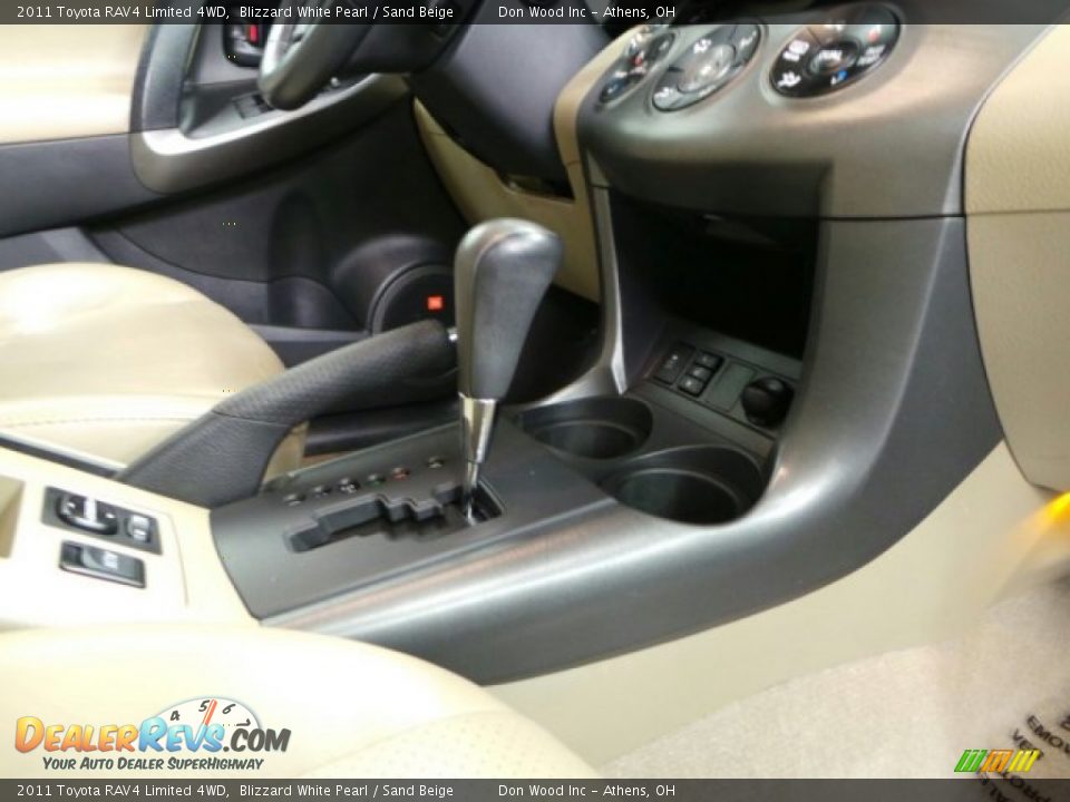 2011 Toyota RAV4 Limited 4WD Blizzard White Pearl / Sand Beige Photo #27