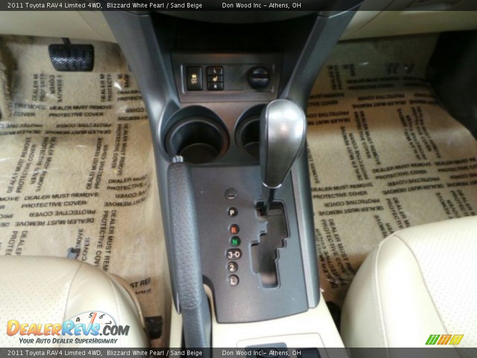 2011 Toyota RAV4 Limited 4WD Blizzard White Pearl / Sand Beige Photo #30