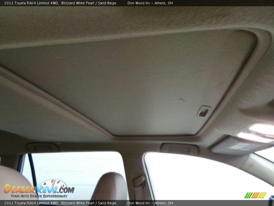 2011 Toyota RAV4 Limited 4WD Blizzard White Pearl / Sand Beige Photo #31