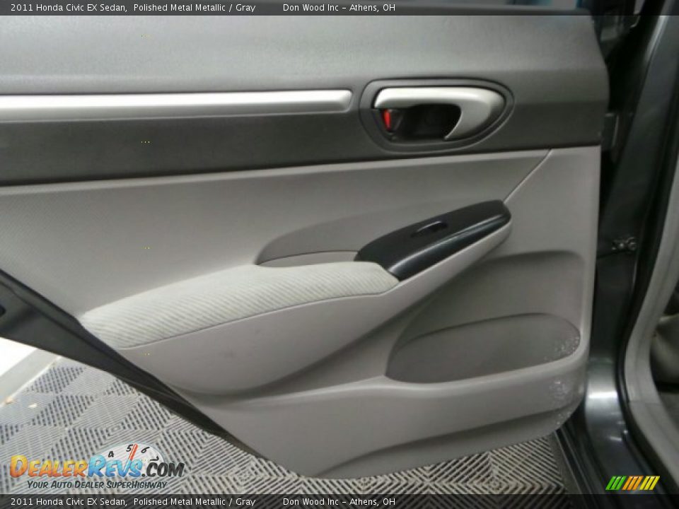 2011 Honda Civic EX Sedan Polished Metal Metallic / Gray Photo #15