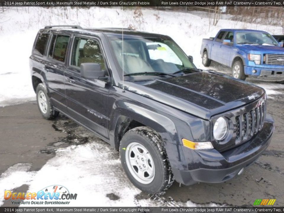 2014 Jeep Patriot Sport 4x4 Maximum Steel Metallic / Dark Slate Gray/Light Pebble Photo #4