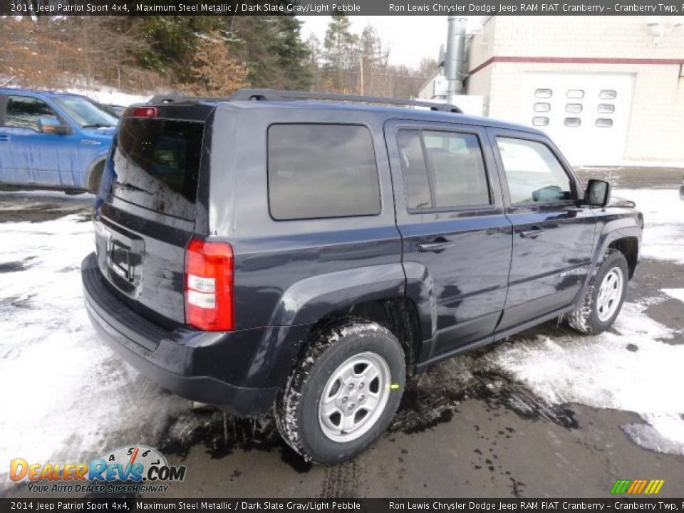2014 Jeep Patriot Sport 4x4 Maximum Steel Metallic / Dark Slate Gray/Light Pebble Photo #6