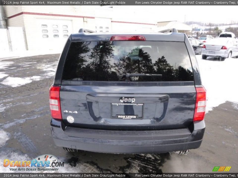 2014 Jeep Patriot Sport 4x4 Maximum Steel Metallic / Dark Slate Gray/Light Pebble Photo #7