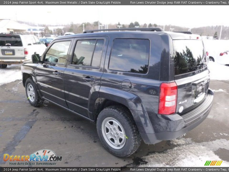 2014 Jeep Patriot Sport 4x4 Maximum Steel Metallic / Dark Slate Gray/Light Pebble Photo #8