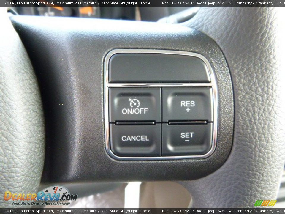 2014 Jeep Patriot Sport 4x4 Maximum Steel Metallic / Dark Slate Gray/Light Pebble Photo #19
