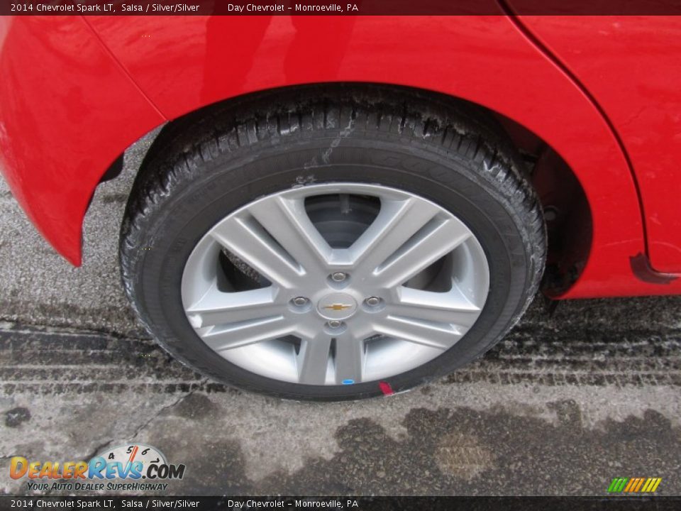 2014 Chevrolet Spark LT Salsa / Silver/Silver Photo #3