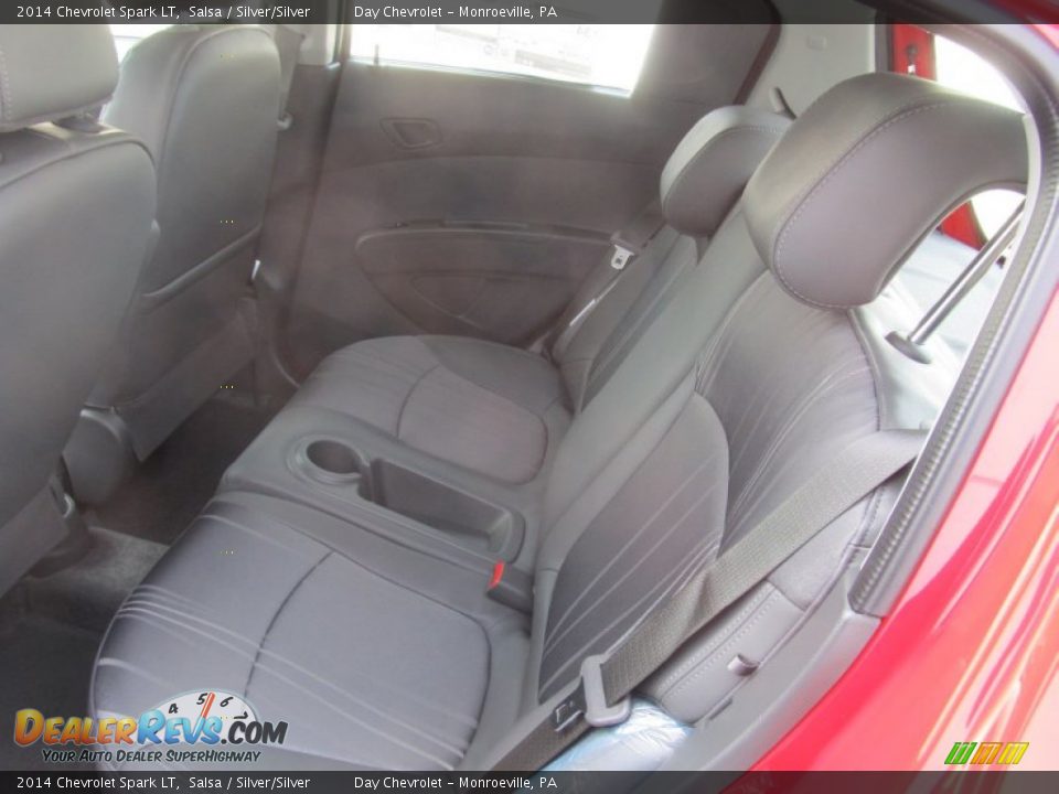 2014 Chevrolet Spark LT Salsa / Silver/Silver Photo #12