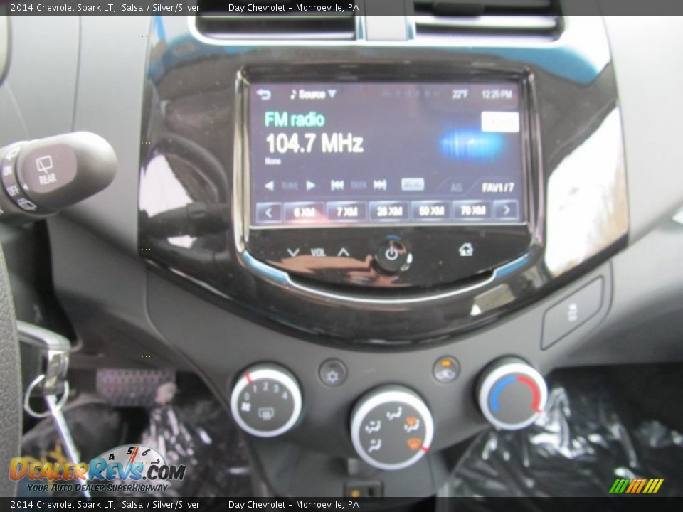 2014 Chevrolet Spark LT Salsa / Silver/Silver Photo #14