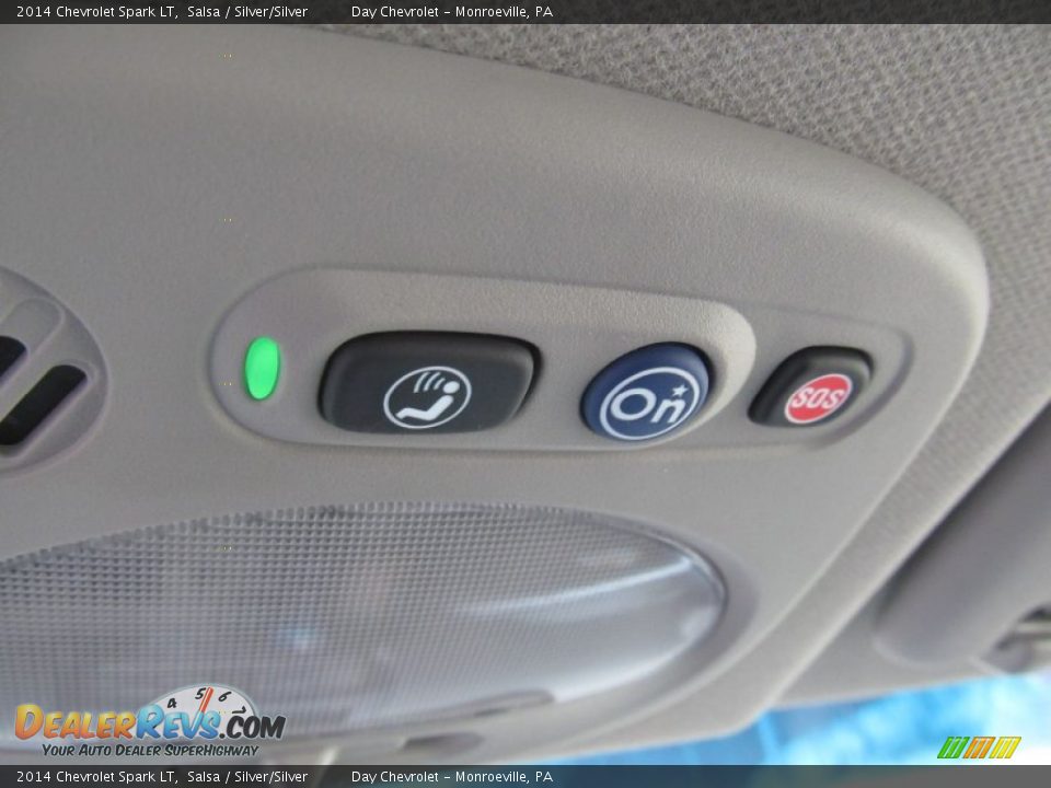2014 Chevrolet Spark LT Salsa / Silver/Silver Photo #16