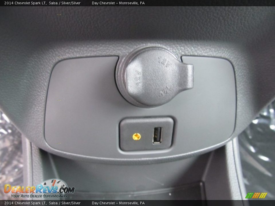 2014 Chevrolet Spark LT Salsa / Silver/Silver Photo #18