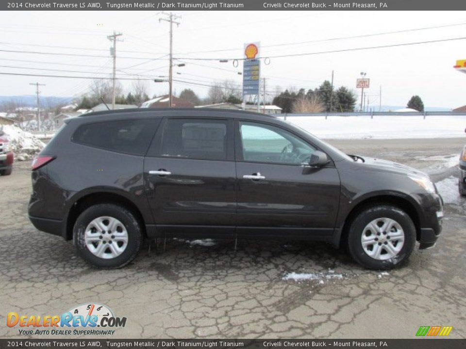 Tungsten Metallic 2014 Chevrolet Traverse LS AWD Photo #5