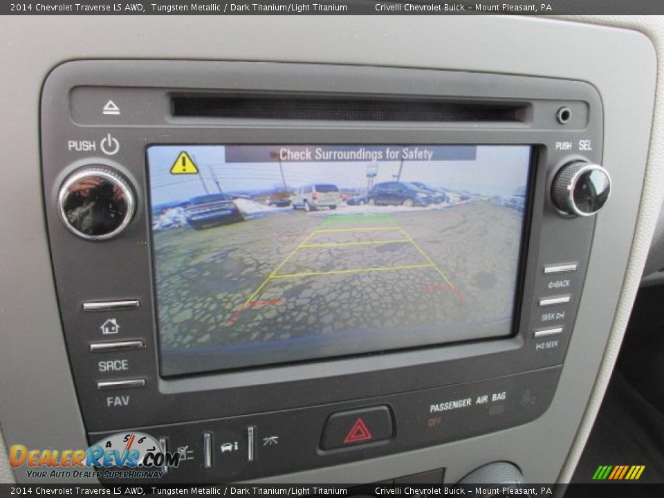 2014 Chevrolet Traverse LS AWD Tungsten Metallic / Dark Titanium/Light Titanium Photo #15