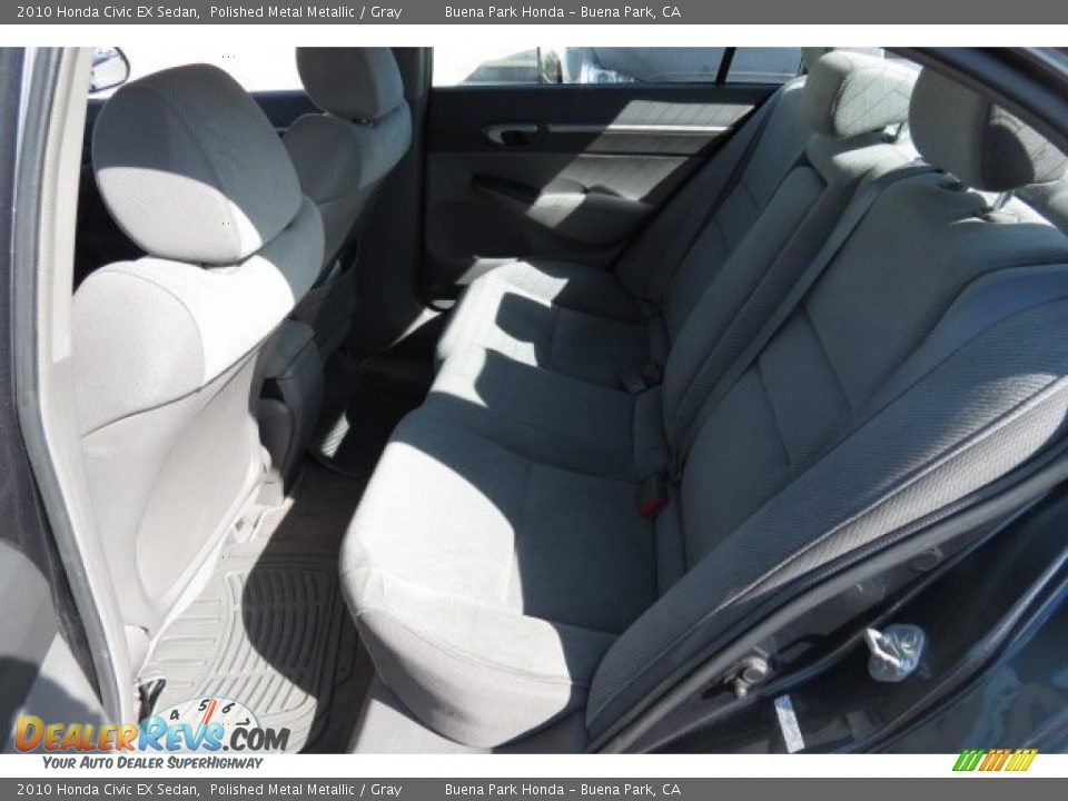 2010 Honda Civic EX Sedan Polished Metal Metallic / Gray Photo #5