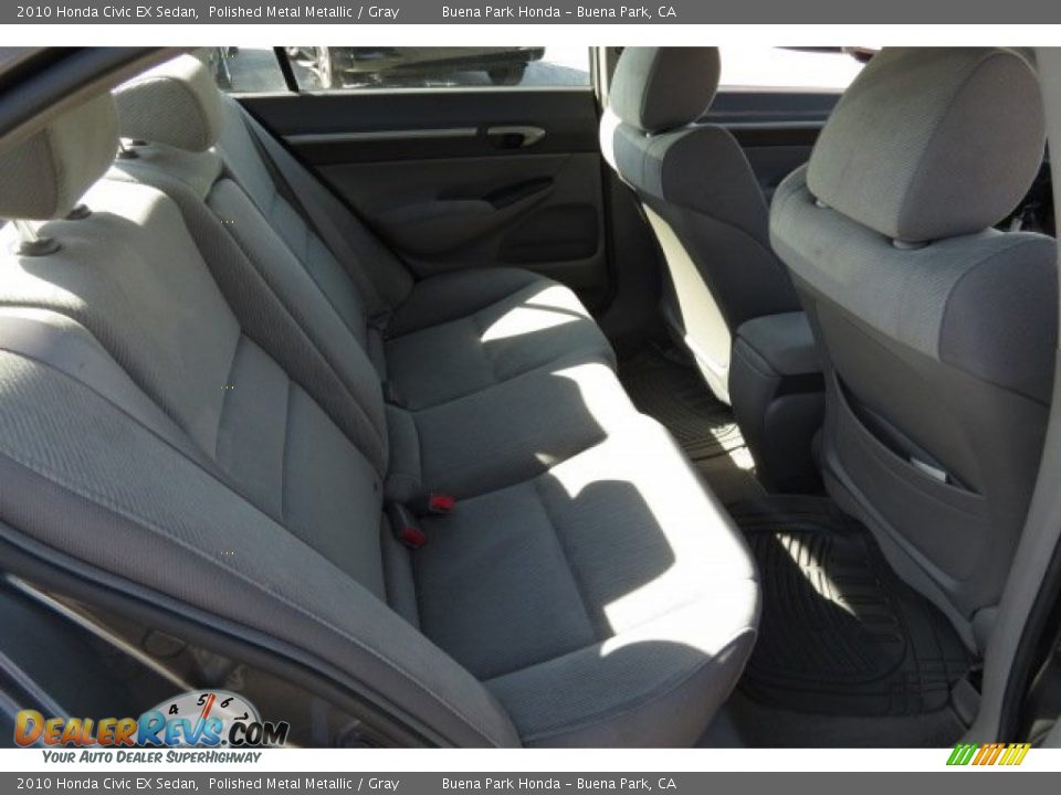 2010 Honda Civic EX Sedan Polished Metal Metallic / Gray Photo #7