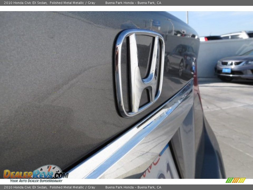 2010 Honda Civic EX Sedan Polished Metal Metallic / Gray Photo #8