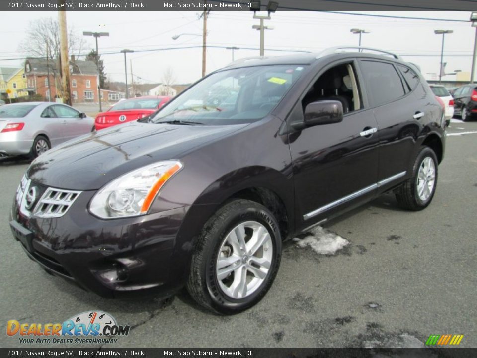 2012 Nissan Rogue SV Black Amethyst / Black Photo #2
