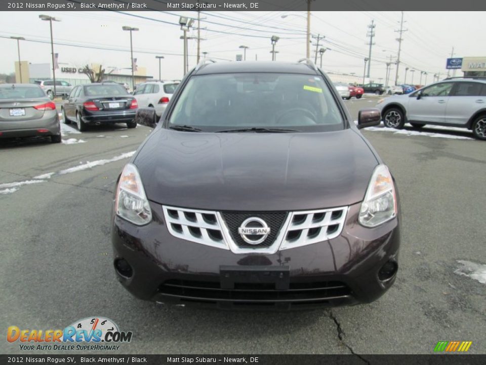 2012 Nissan Rogue SV Black Amethyst / Black Photo #3